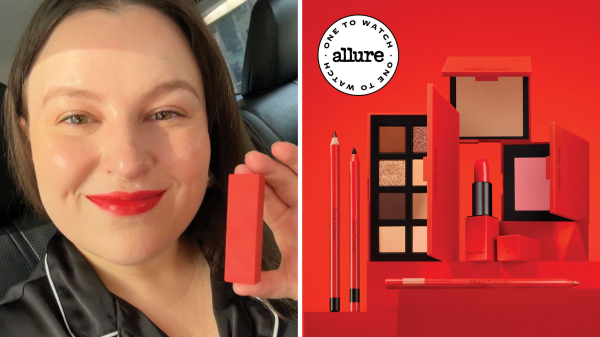 Image may contain Cosmetics Lipstick Head Person Face and Adult